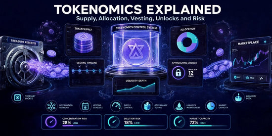 Tokenomics analysis covering token supply, allocation, vesting, unlocks and liquidity