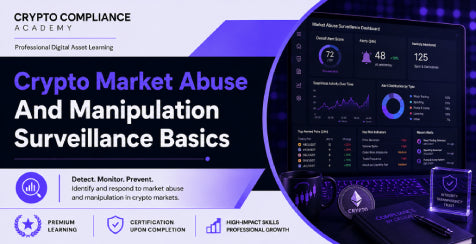 Crypto Market Abuse and Manipulation Surveillance online crypto compliance course
