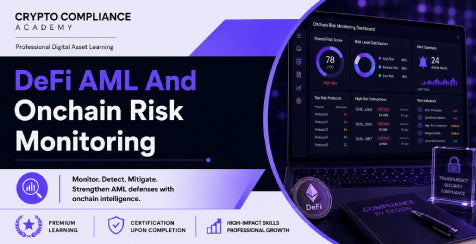 DeFi AML and On-Chain Risk Monitoring Compliance online crypto compliance course