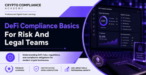 DeFi Compliance Basics for Risk and Legal Teams online training course