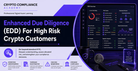 Enhanced Due Diligence EDD for High-Risk Crypto Customers online crypto compliance course