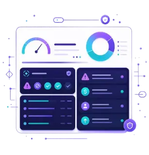 Crypto AML compliance dashboard showing transaction monitoring, risk overview, sanctions screening and recent alerts.